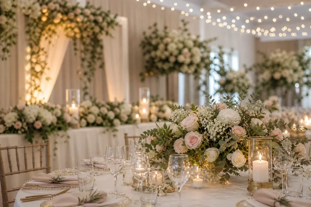 Moderne Hochzeitsfloristik und Blumendekoration für Hochzeiten in Augsburg Neusäß